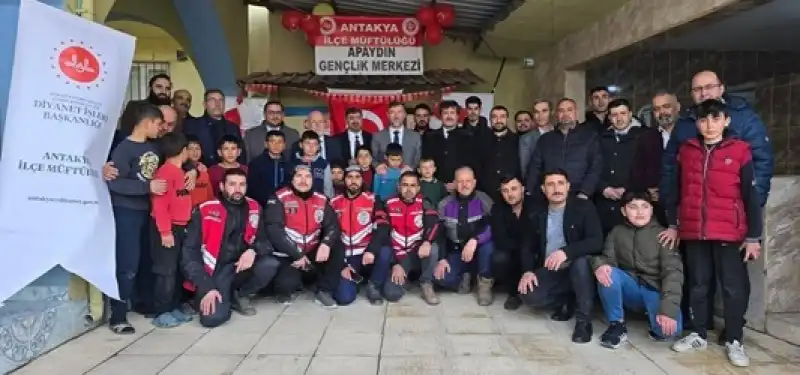 İl Müftüsü Mevlüt Topçu, Antakya'da Gençlik Merkezi Açılışına Katıldı