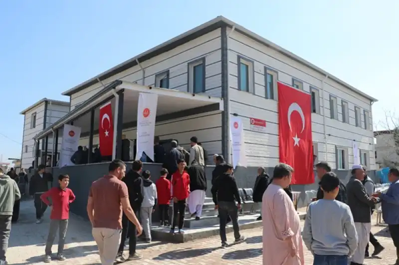 Hatay'da Depremde Yıkılan Caminin Yerine Yenisi Yapıldı 