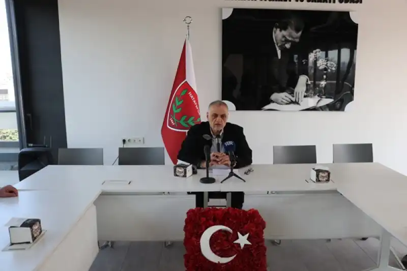 Hatayspor Kulübü Başkanı Hikmet Çinçin, Takımın Durumunu Değerlendirdi