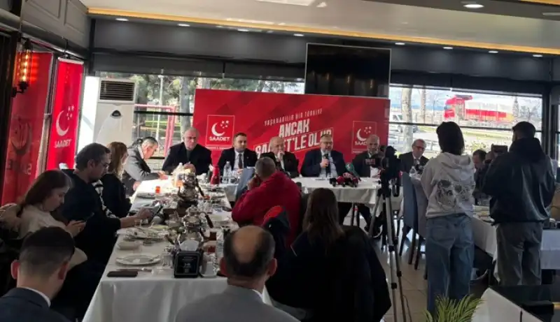 Saadet Partisi Milletvekili Necmettin Çalışkan Trabzon Basınıyla Buluştu