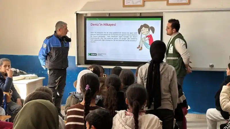 Belen'de öğrenciler Bağımlılık Mücadele Konusunda Bilgilendirildi 