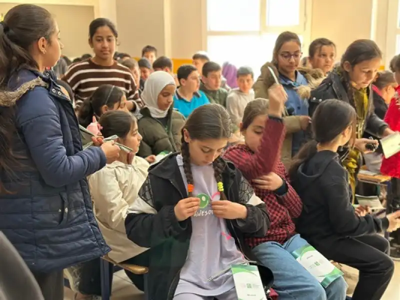 Belen'de öğrenciler Bağımlılık Mücadele Konusunda Bilgilendirildi 