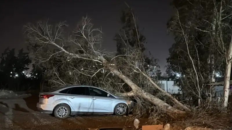 Hatay İskenderun'da Fırtına Etkili Oldu