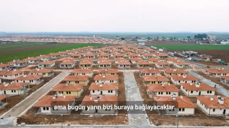 Kurum: Hatay'da Ilk Köy Uydu Kentimizi Kurduk