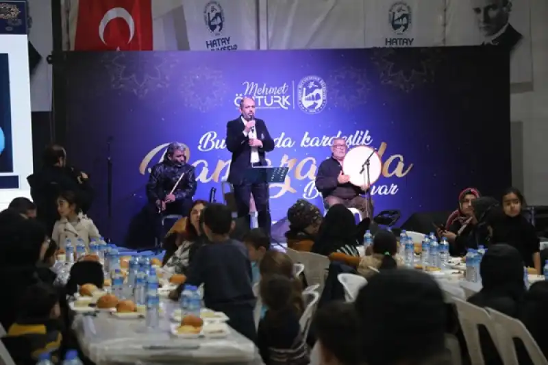 HBB’nin Kardeşlik Sofrası Reyhanlı’da Kuruldu 