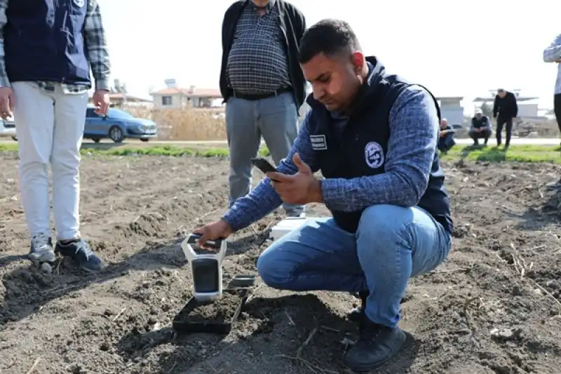 Başkan Öntürk’ten, Kırsal Kalkınmaya Destek HBB Toprak Analizlerine Başladı