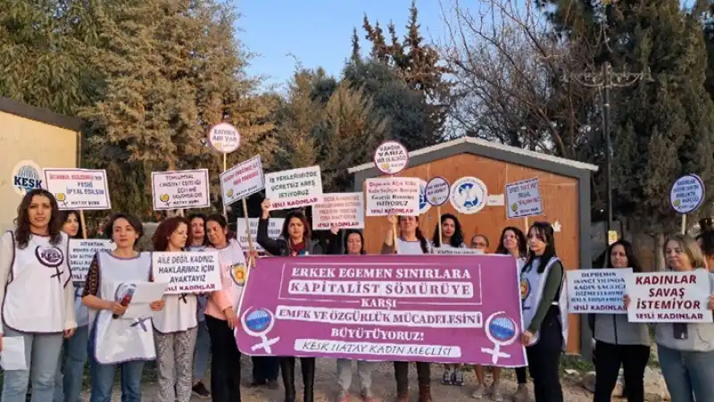 KESK Hatay Kadın Meclisi: 8 Mart’ta Mücadeleyi Büyütüyoruz