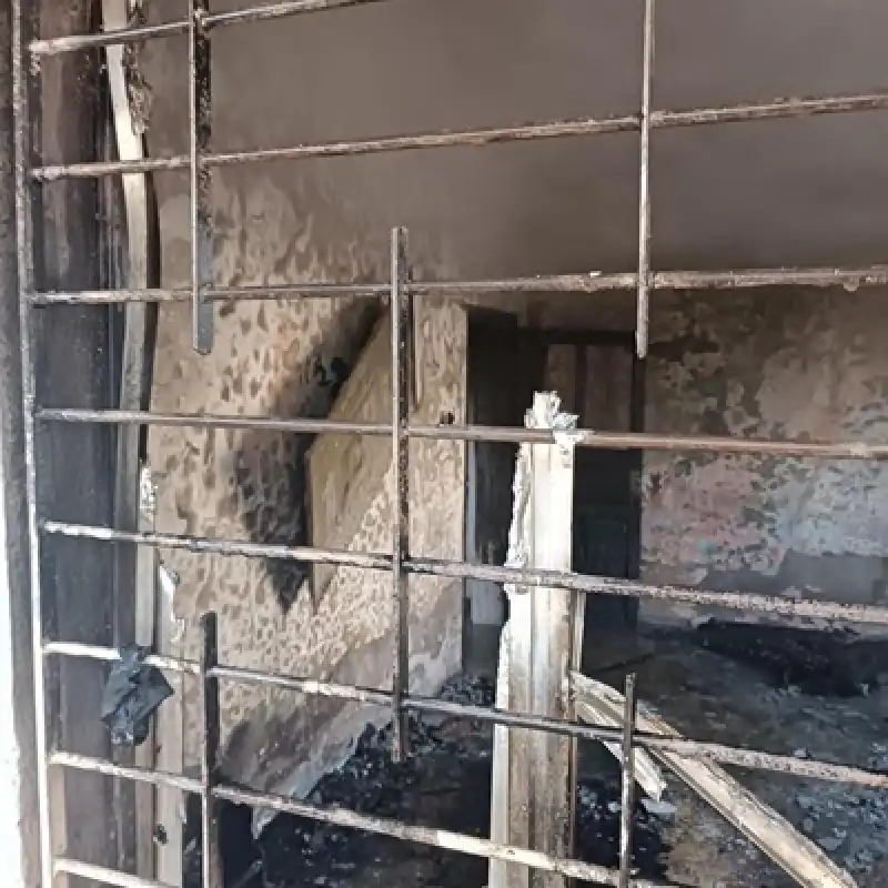Hatay Dörtyol'da Yangın çıkan Evde Hasar Oluştu