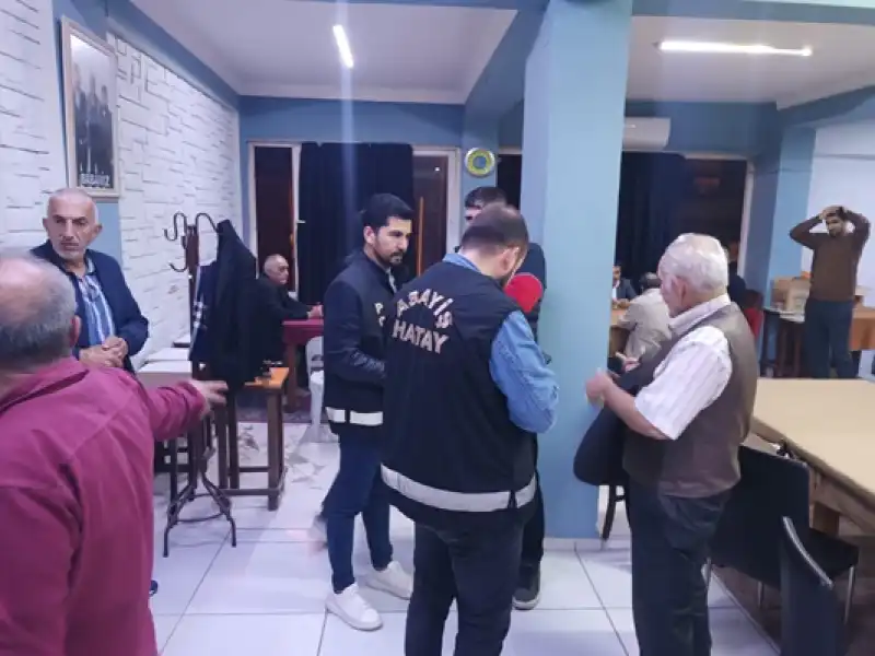 Hatay Emniyeti'nden Huzur Ve Güven Uygulaması: 1 Kişi Yakalandı