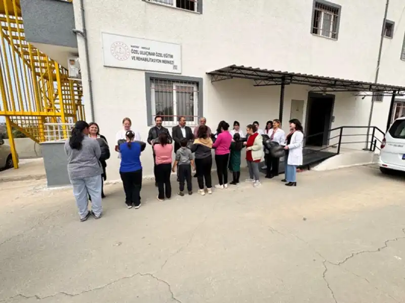 Özel Bireylere Sevgi Dolu Dokunuş Uluçınar Rehabilitasyon’a Ulaştı 