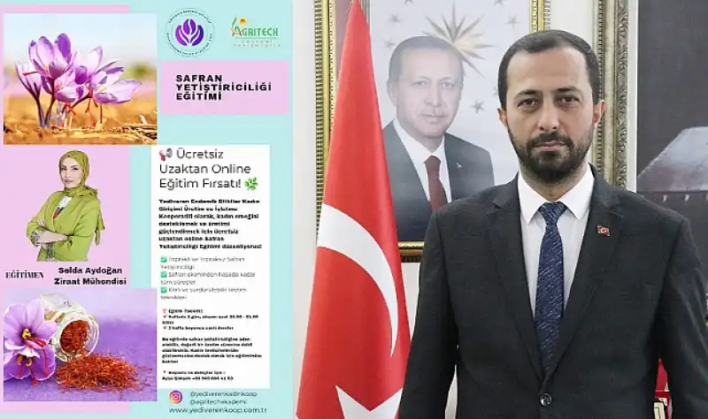 Kadınlara Safran Yetiştiriciliği Eğitimi