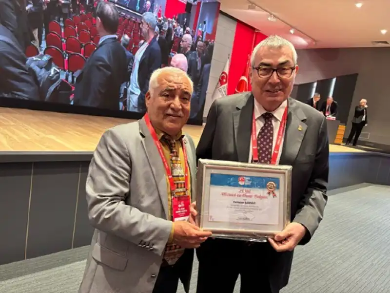 Ramazan Şanıvar’a 25. Yıl Hizmet Onur Belgesi