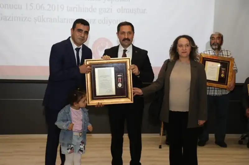 Başkan Öntürk, Devlet övünç Madalyası Tevcih Törenine Katıldı