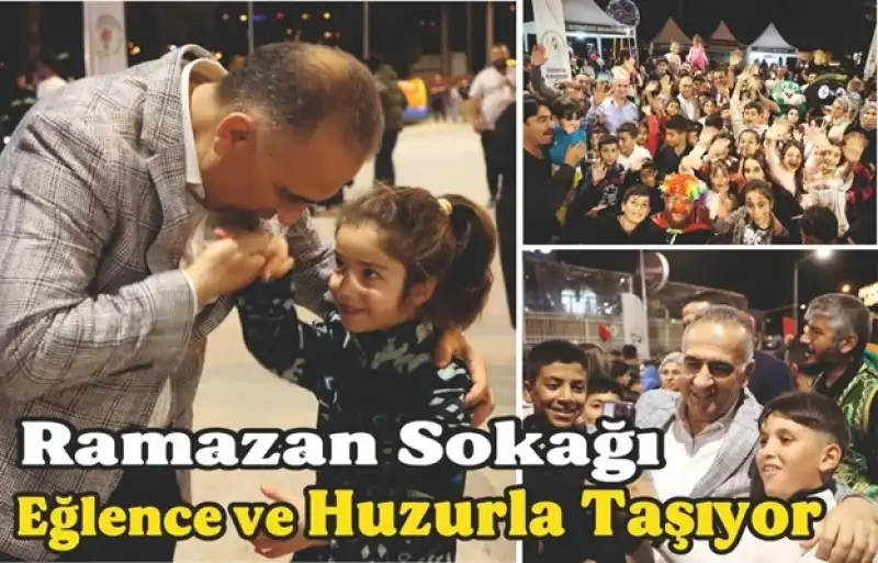 Ramazan Sokağı Eğlence Ve Huzurla Taşıyor