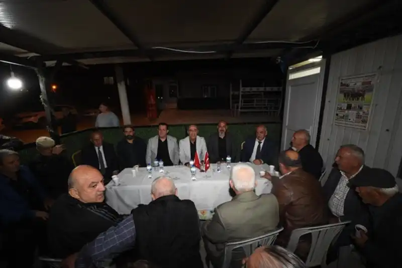 Yapar, Güzelburç Mahallesi’nde Vatandaşlarla Buluştu