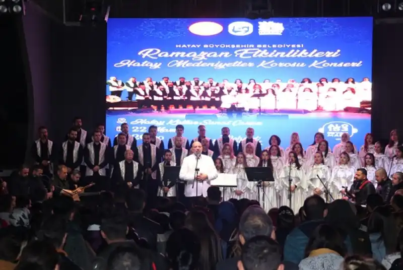 Antakya Medeniyetler Korosu, Kültür Ve Sanat Çarşı'nda Konser Verdi