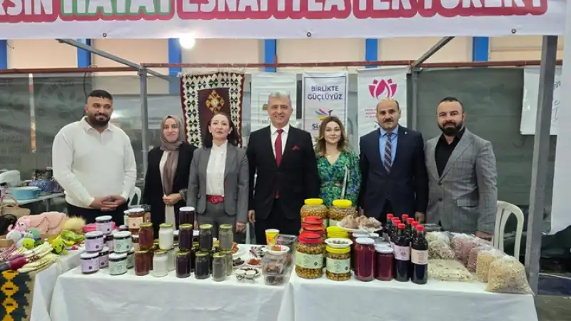 Mersin’de Hatay Esnafı Yararına Fuar