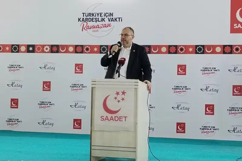 Saadet Partisi Hatay İl Başkanlığı Geleneksel İftar Programı Düzenledi