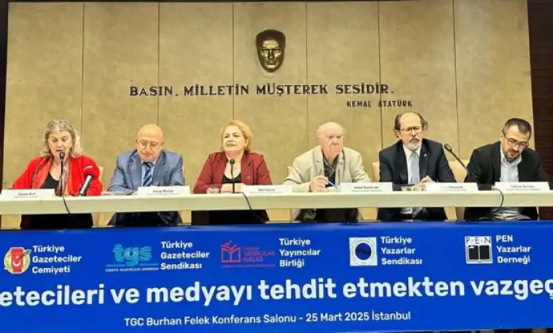 TGC, TGS, TÜRKYAYBİR, TYS, PEN Türkiye Iktidara çağrı Yaptı “Gözaltındaki Gazetecileri Serbest Bırakın”
