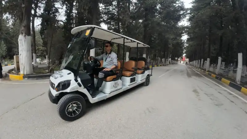 Mezarlıklarda Golf Araçları Hizmet Verecek