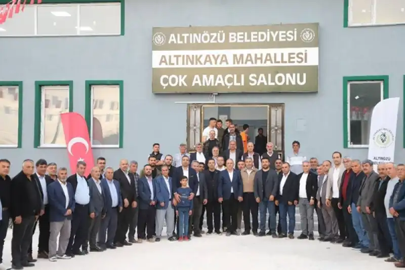 Altınkaya Çok Amaçlı Salonun Açılışı Gerçekleştirildi