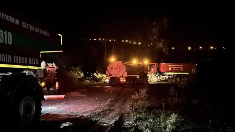 Hatay Arsuz'da Ormanlık Alanda çıkan Yangın Söndürüldü