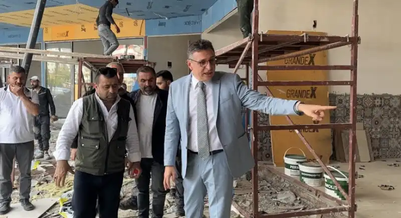 İskenderun'da Dönerciler Çarşısı'nın Yapımında Sona Gelindi 