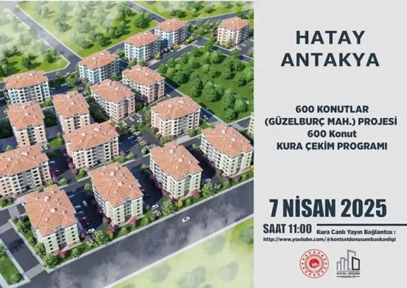 600 Konutlar Ve 500 Evler Kura Çekimiyle Sahiplerini Buluyor
