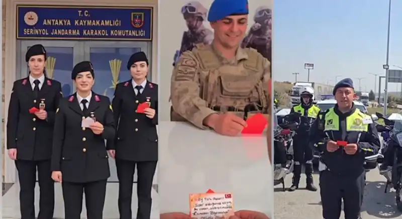 Hatay Jandarmasını Sevindiren Bayram Sürprizi!