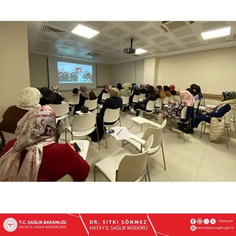 Reyhanlı Sağlıklı Hayat Merkezinde Sağlıklı Hayat Akademisi (SAHA) İlk Oturumu Başladı