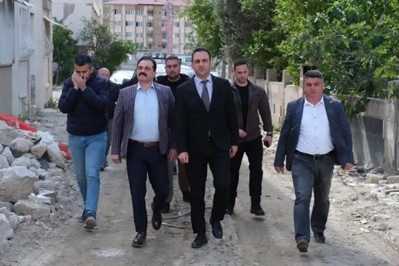 Başkan Halil İbrahim Özgün Uğur Mumcu Bulvarı’nda Keşif Yaptı