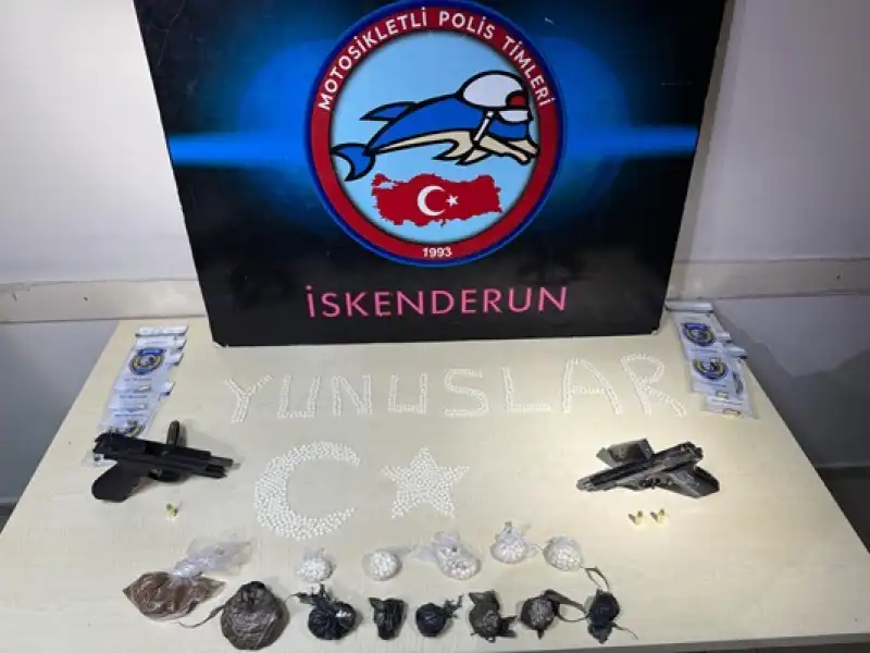 Hatay İskenderun'da Uyuşturucu Operasyonunda 4 şüpheli Tutuklandı