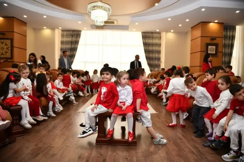 Miniklerden Rektör Eren’e 23 Nisan Ziyareti