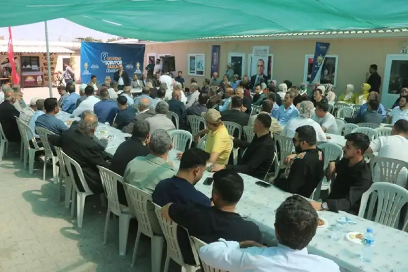 Altınözü Belediye Başkanı Rıfat Sarı, Vatandaşlarla Bir Araya Geldi 