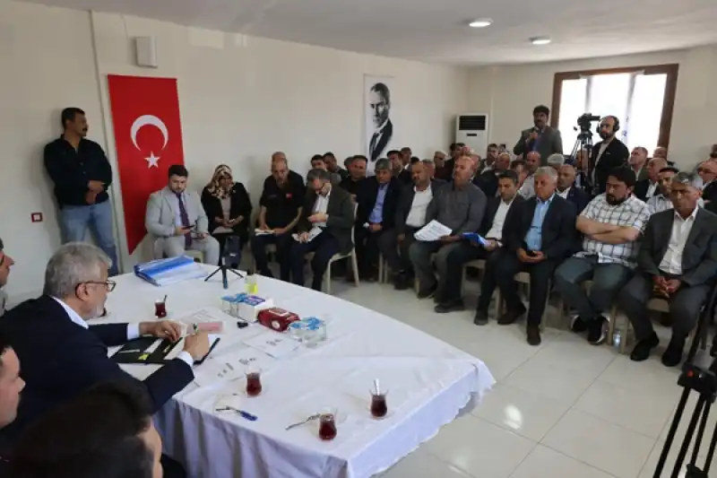 Başkan Öntürk Hassalı Muhtarları Dinledi