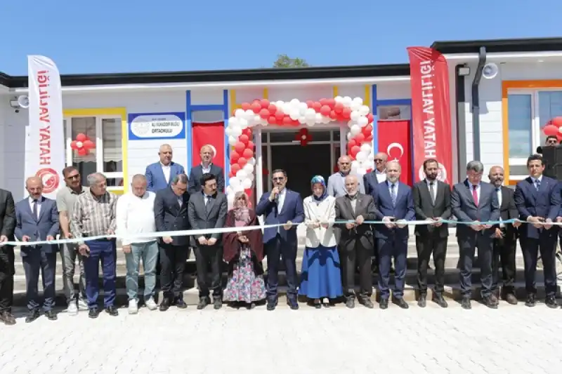 Hatay'da Hayırseverlerin Desteğiyle Yaptırılan Okul Hizmete Girdi