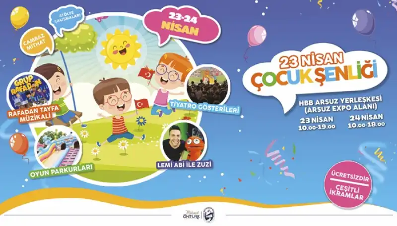 Çocuklar 23 Nisan’ı Büyükşehirle Kutlayacak