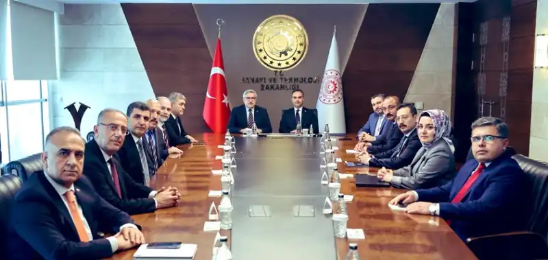 Hatay Heyetinden Sanayi Ve Teknoloji Bakanı Mehmet Fatih Kacır’a Ziyaret