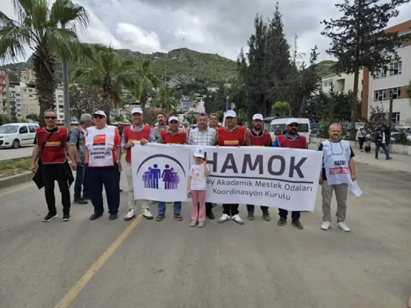 Antakya’da 1 Mayıs Kutlandı