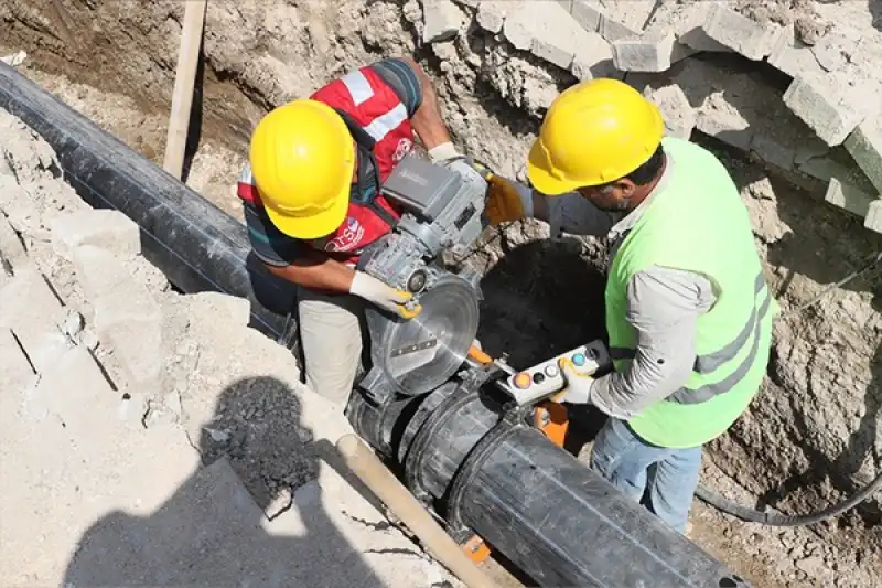 HBB Samandağ’da Dev Içme Suyu şebekesi Yatırımını Sürdürüyor