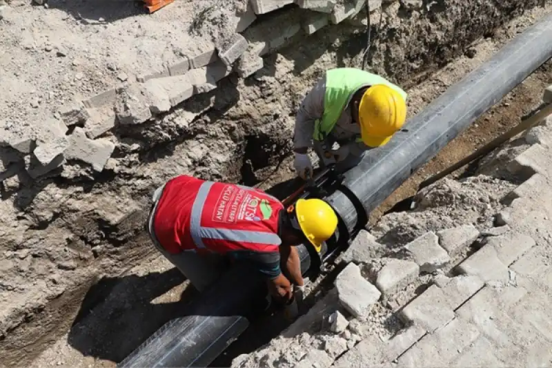 HBB Samandağ’da Dev Içme Suyu şebekesi Yatırımını Sürdürüyor