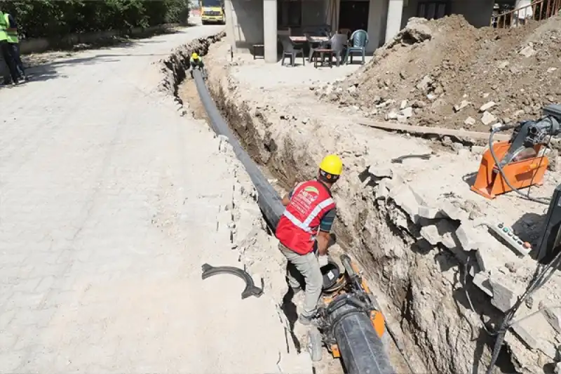 HBB Samandağ’da Dev Içme Suyu şebekesi Yatırımını Sürdürüyor