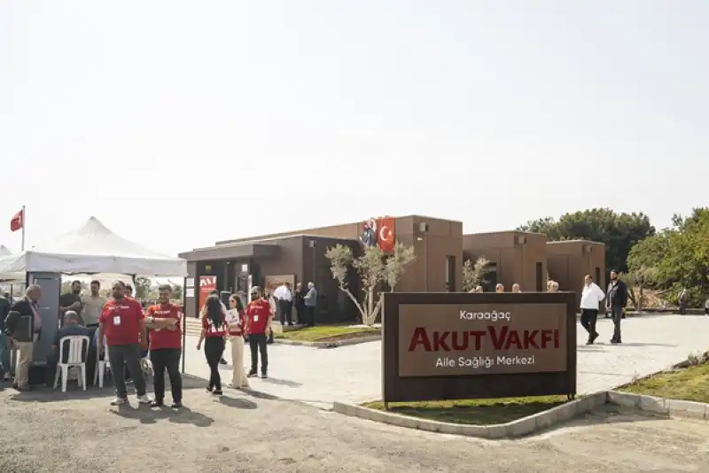 AKUT Vakfı, Karaağaç’a Sağlık Ocağı Kazandırdı