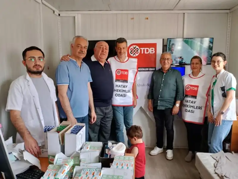 Hatay Dişhekimleri Odası’ndan Konteyner Kentlerdeki Çocuklara Diş Sağlığı Eğitimi