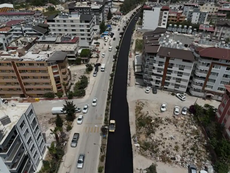 Başkan Öntürk’ün Talimatıyla Harbiye Caddesi Asfaltlandı