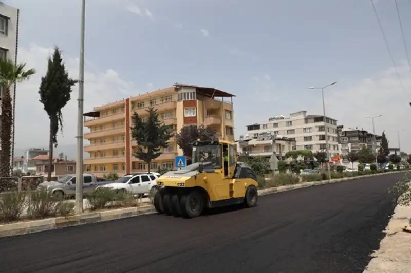 Başkan Öntürk’ün Talimatıyla Harbiye Caddesi Asfaltlandı