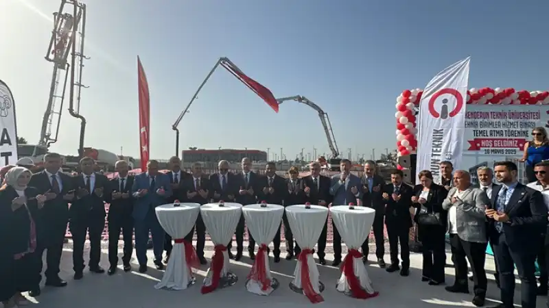 İSTE'de Teknik Birimler Hizmet Binasının Temeli Atıldı