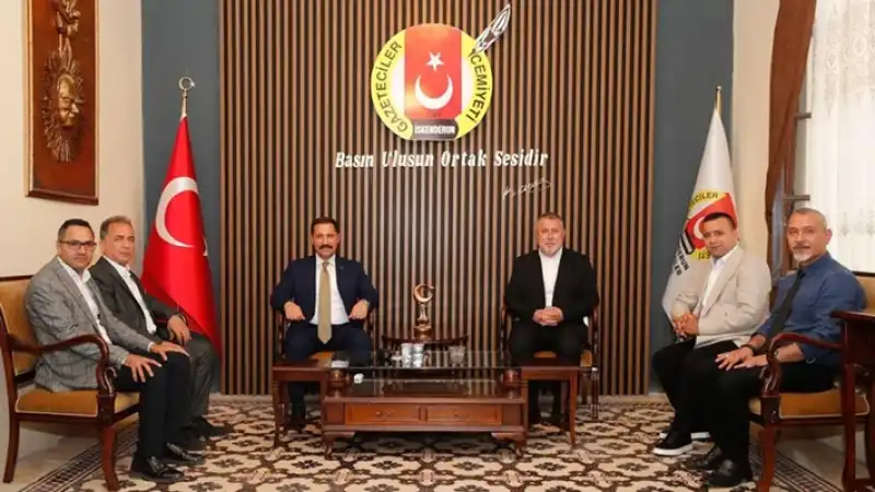 Vali Masatlı’dan İskenderun Gazeteciler Cemiyeti’ne Ziyaret