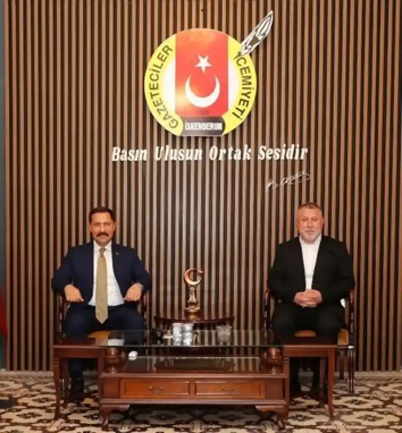 Vali Masatlı’dan İskenderun Gazeteciler Cemiyeti’ne Ziyaret