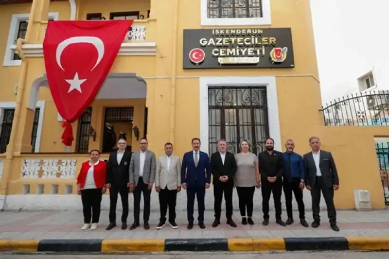 Vali Masatlı’dan İskenderun Gazeteciler Cemiyeti’ne Ziyaret